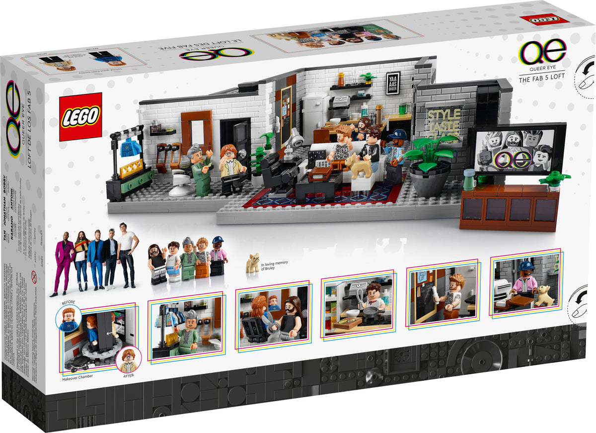 10291 LEGO Queer Eye Fab 5 Loft product image 2, provided for visual reference and product detail review