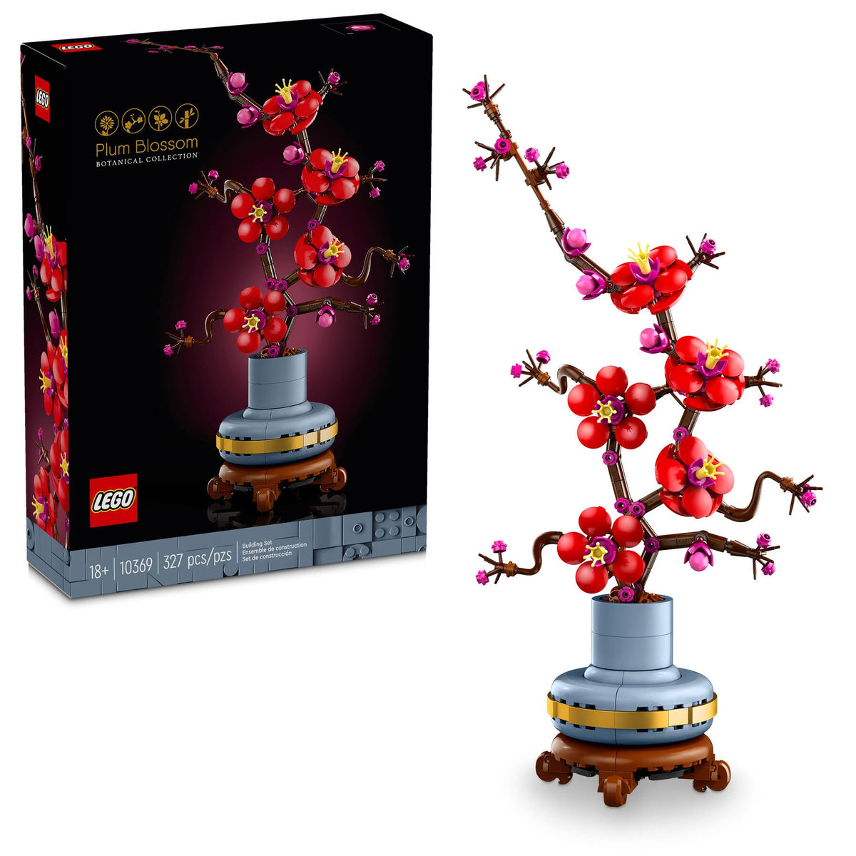 10369 LEGO Plum Blossom Flower product image 4, provided for visual reference and product detail review