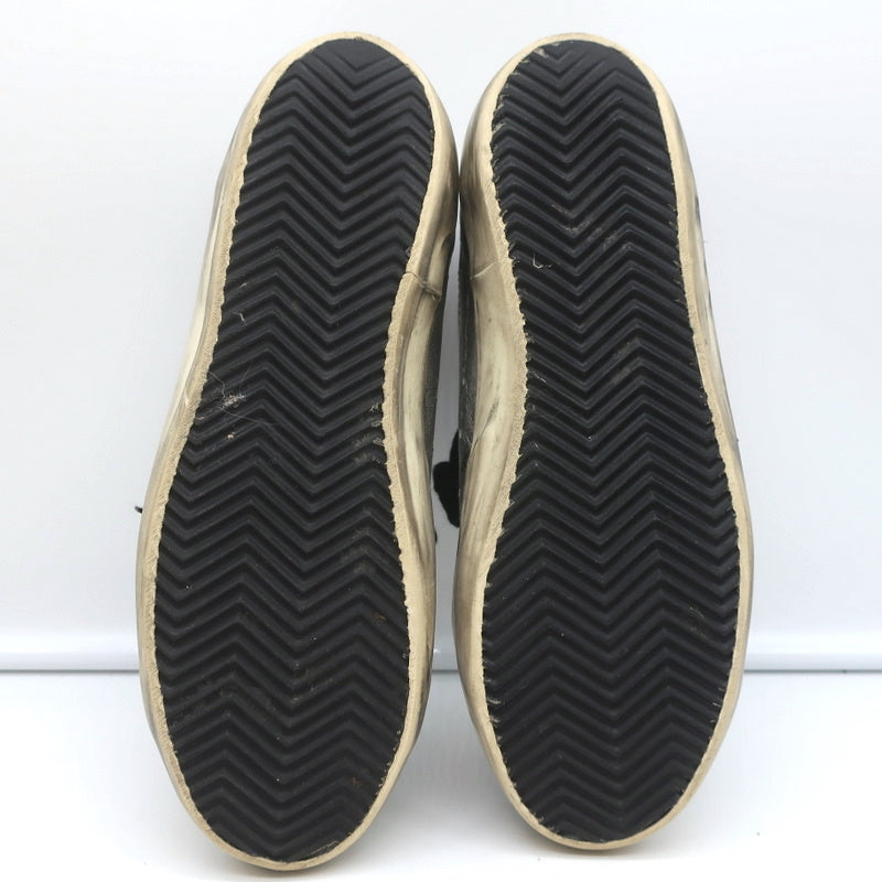 Golden Goose Superstar Embroidered Sneakers Silver Metallic Leather Size 37 product image 12, provided for visual reference