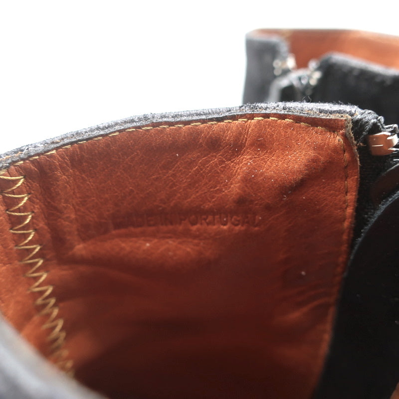 Lanvin Wedge Ankle Boots Black Suede Size 37 product image 11, provided for visual reference and product detail review