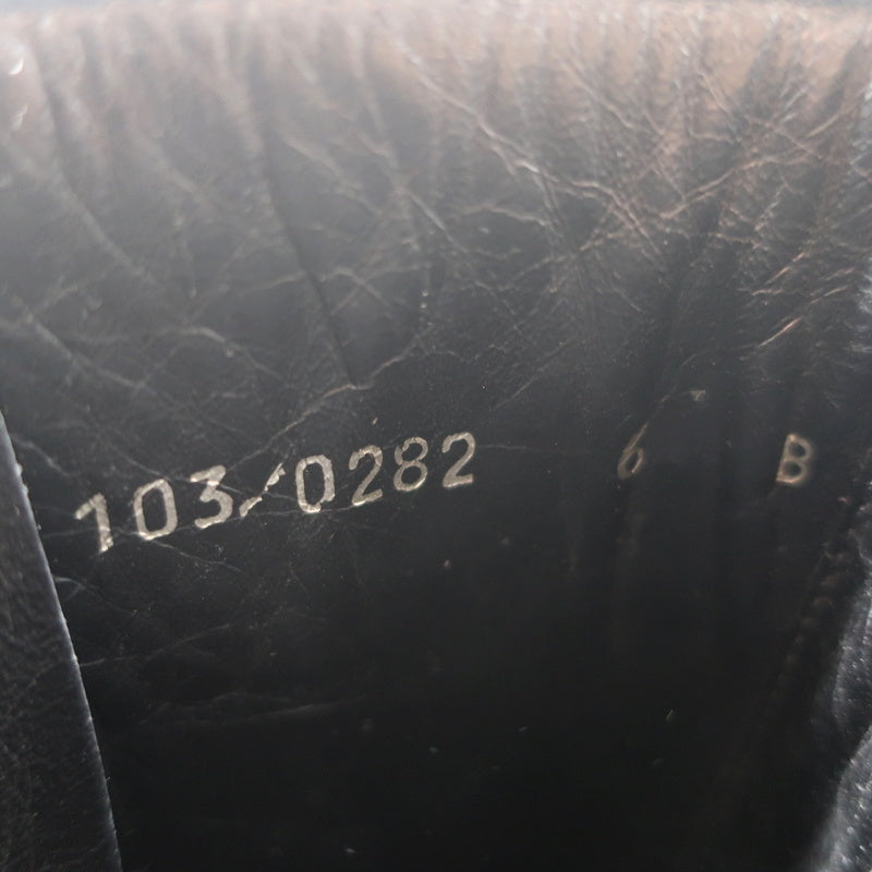 Gucci Mid-Calf Motorcycle Boots Black Leather Size 6 product image 11, provided for visual reference and product detail