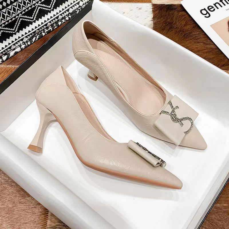 2023 Diamond pointed toe high heels product image 4, provided for visual reference and product detail review