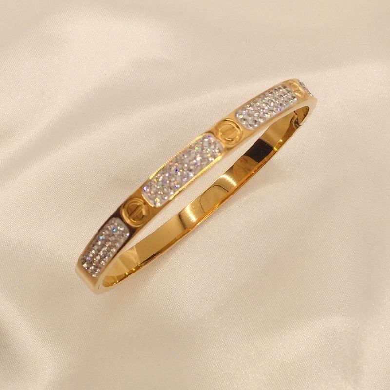 Bracelet wind rose gold full diamond product image 6, provided for visual reference and product detail review
