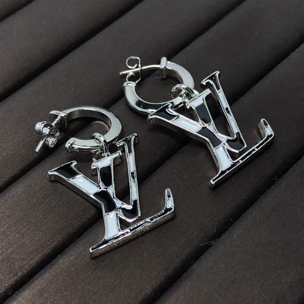 Unisex sliver earrings product image 2, provided for visual reference and product detail review