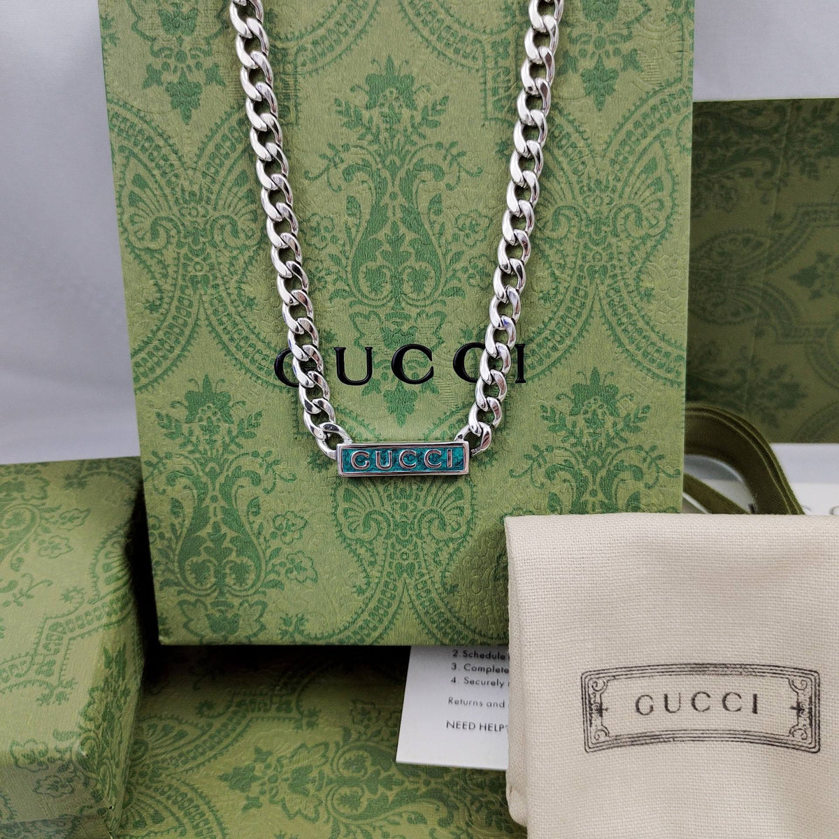 Unisex Silver Necklace product image 3, provided for visual reference and product detail review