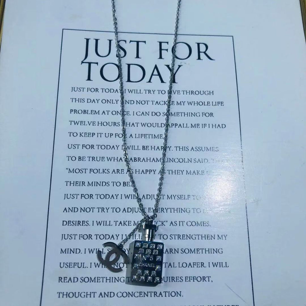 Titanium steel necklace product image 24, provided for visual reference and product detail review
