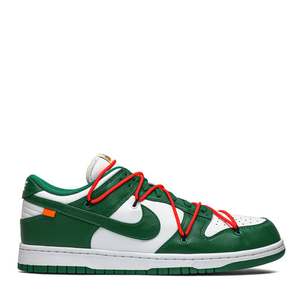 Nike X Off White Dunk Low Pine Green (New) product image 1, provided for visual reference and product detail review
