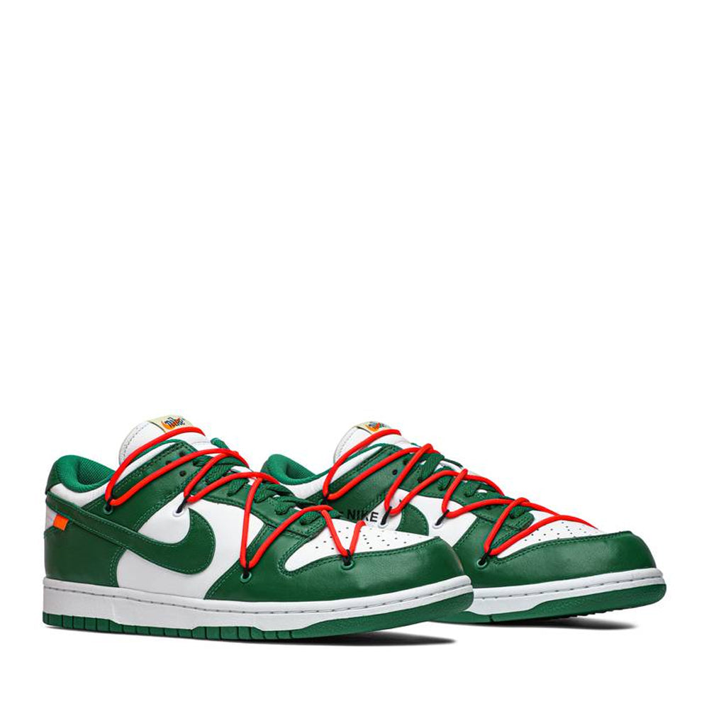 Nike X Off White Dunk Low Pine Green (New) product image 2, provided for visual reference and product detail review