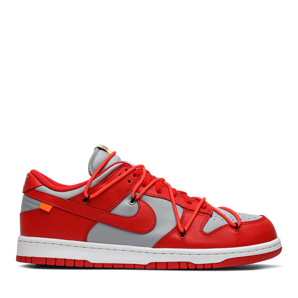 Nike X Off White Dunk Low University Red (New) product image 1, provided for visual reference and product detail review