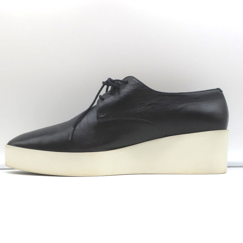 Robert Clergerie Platform Derby Wedges Lindsey Black Leather Size 41 product image 6, provided for visual reference and