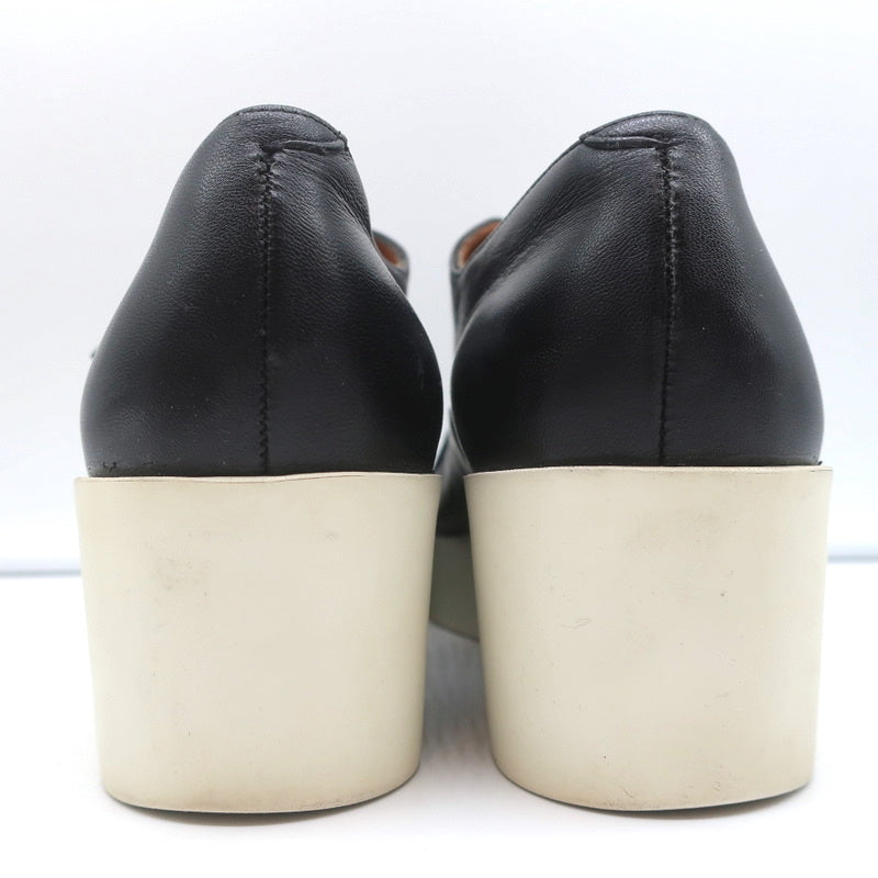 Robert Clergerie Platform Derby Wedges Lindsey Black Leather Size 41 product image 7, provided for visual reference and