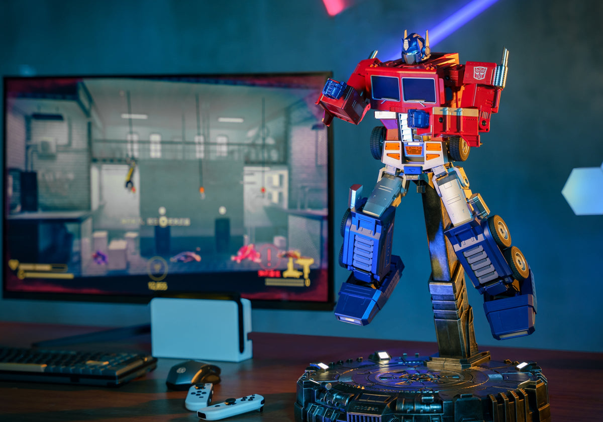 Robosen Transformers AI Base Charging Stand for Flagship / Elite Optimus Prime product image 4, provided for visual