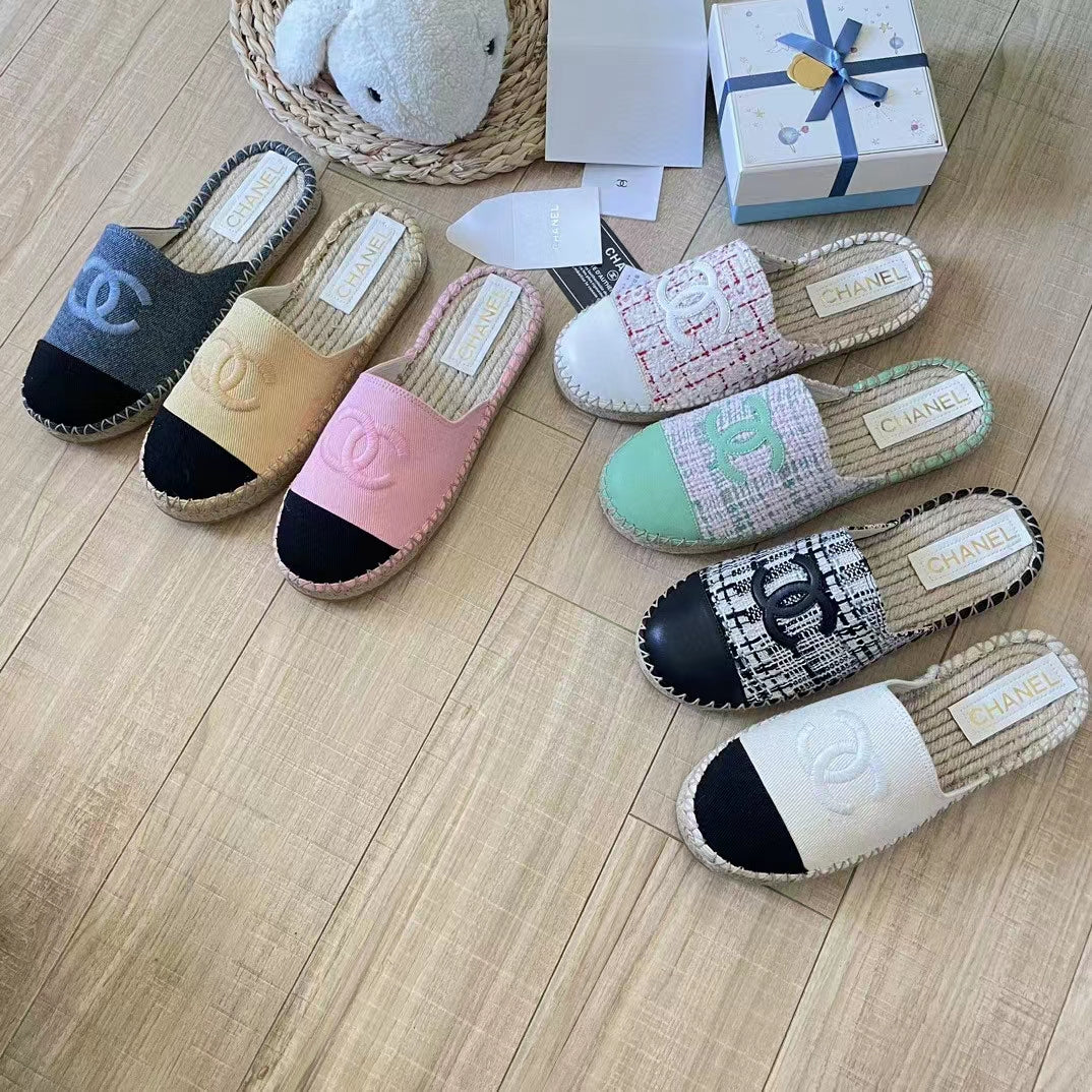 2023 New CC canvas slippers product image 9, provided for visual reference and product detail review