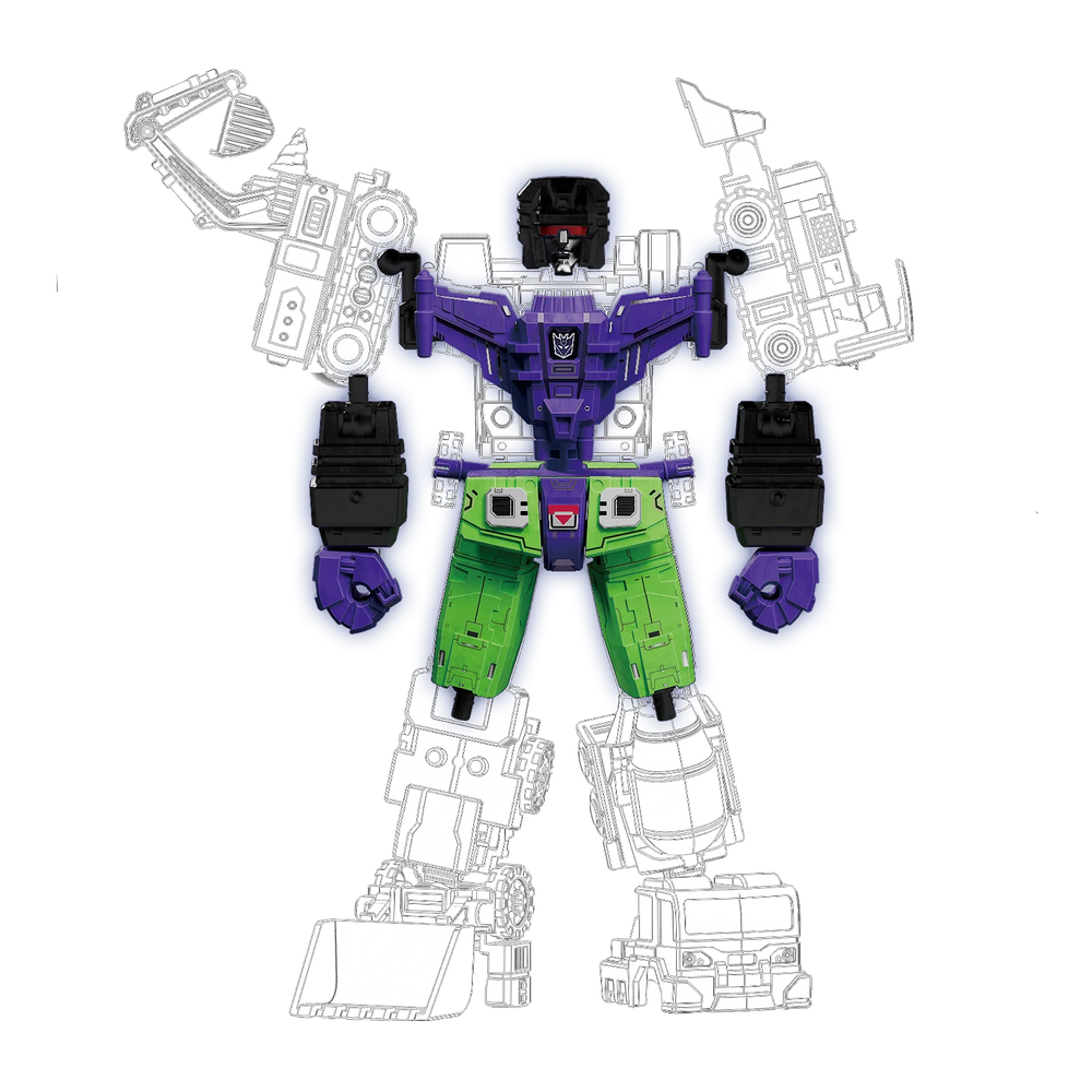 Transformers Defender Version Devastator Kits Combining Accessory