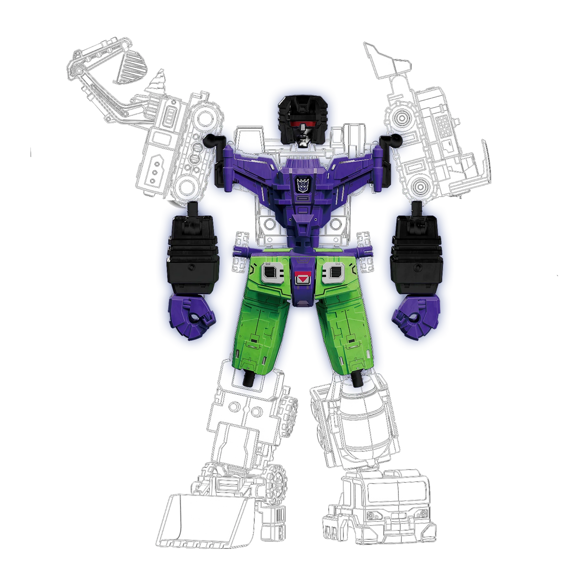 Transformers Defender Version Devastator Kits Combining Accessory product image 1, provided for visual reference and product