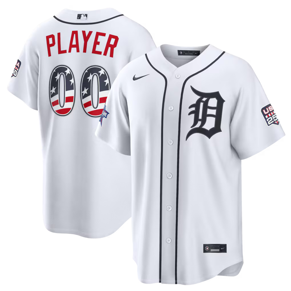 Custom Detroit Tigers 2026 All-Star Edition Stars & Stripes