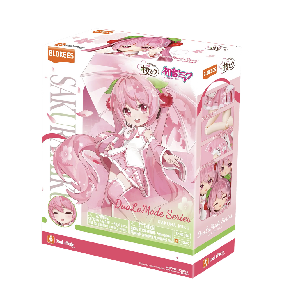 Blokees DaaLaMode Series - Sakura Miku product image 3, provided for visual reference and product detail review