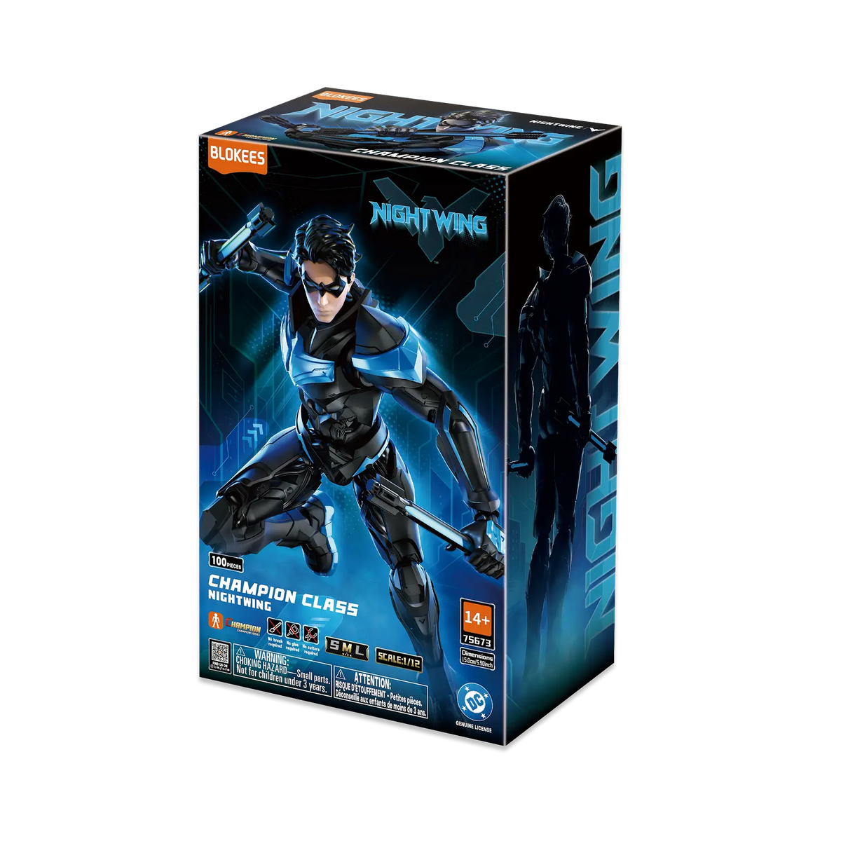 DC Champion Class 03 Nightwing | Blokees product image 6, provided for visual reference and product detail review
