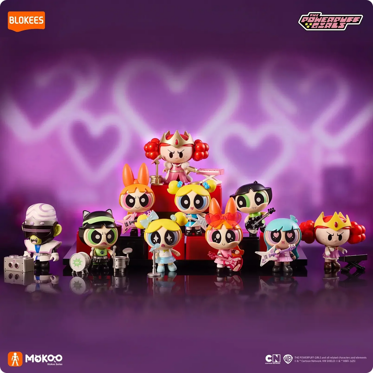 Blokees The Powerpuff Girls MOKOO Series 01 Cute Beats product image 1, provided for visual reference and product detail