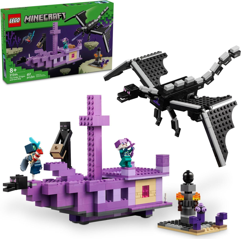 21264 The Ender Dragon and End Ship product image 1, provided for visual reference and product detail review