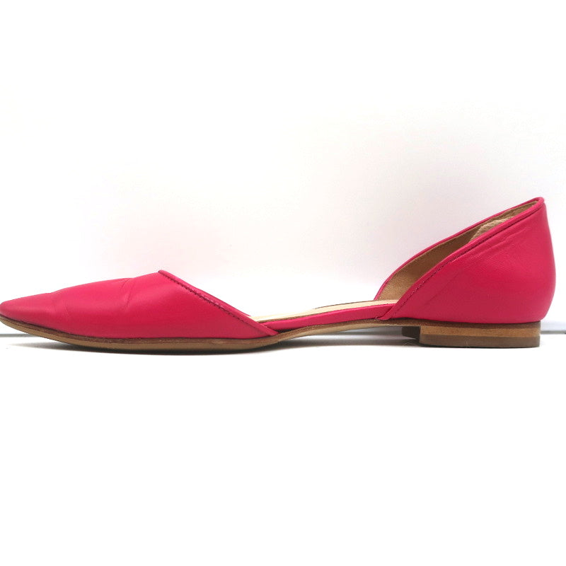 Manolo Blahnik d'Orsay Pointed Toe Flats Soussaba Fuchsia Leather Size 36.5 product image 7, provided for visual reference