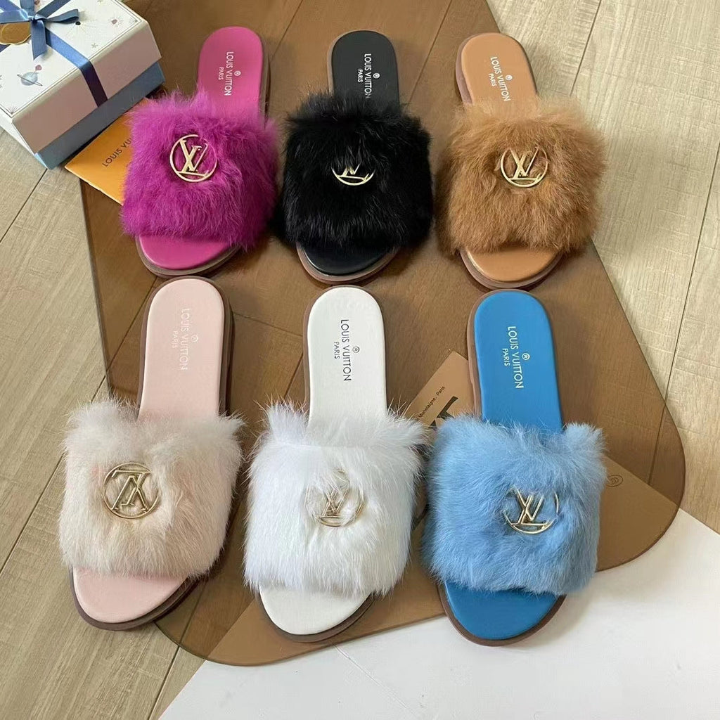 2023 New VL hairy slippers product image 1, provided for visual reference and product detail review