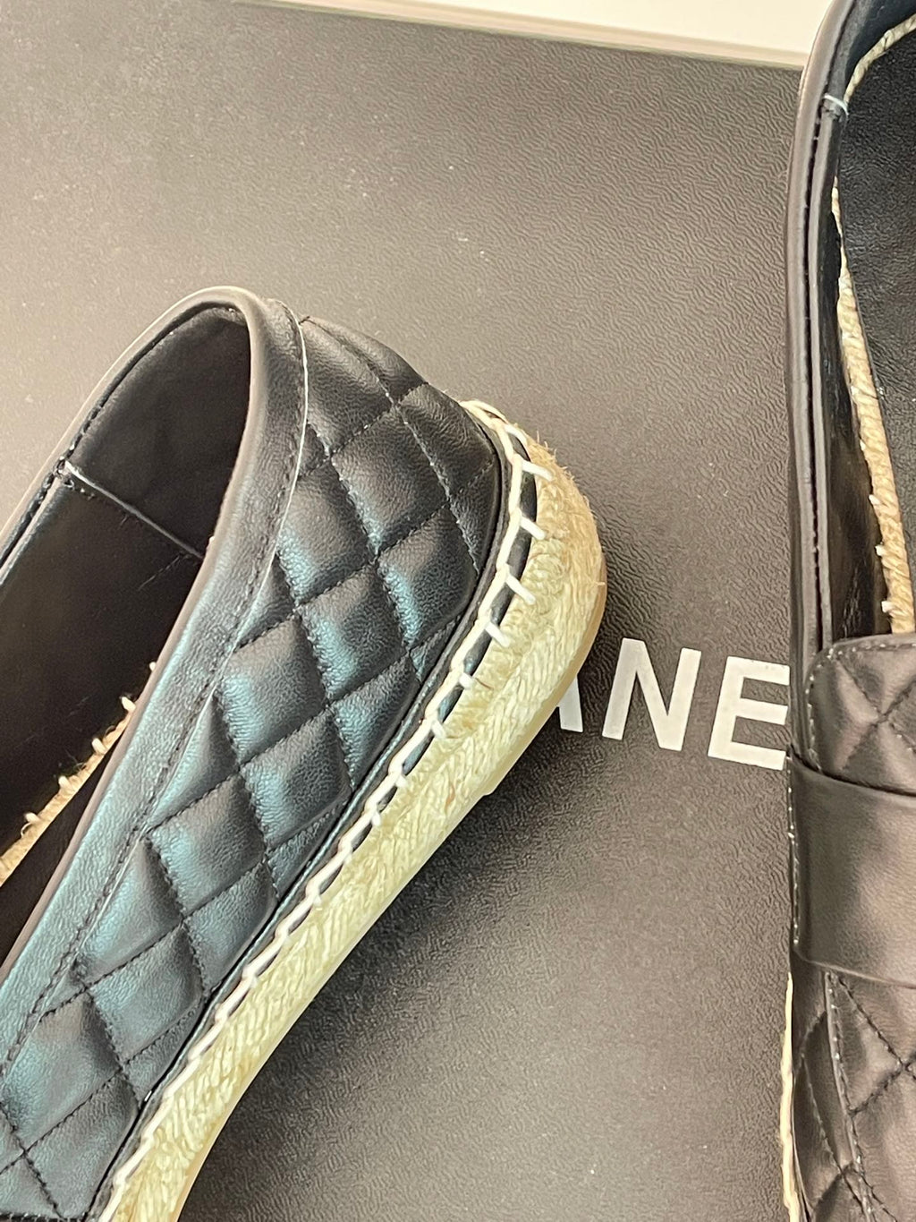 2023 CC Chain Double C Buckle Rhombus Fisherman Loafers -S42 product image 4, provided for visual reference and product