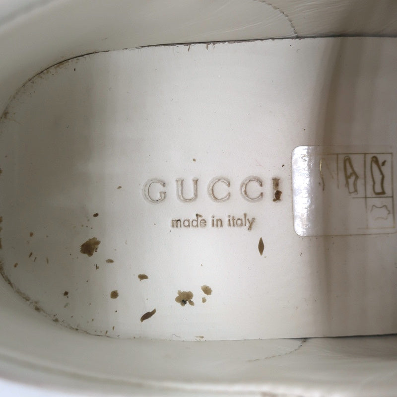 Gucci Ace Bees & Stars Embroidered Sneakers White Leather Size 35.5 product image 10, provided for visual reference and