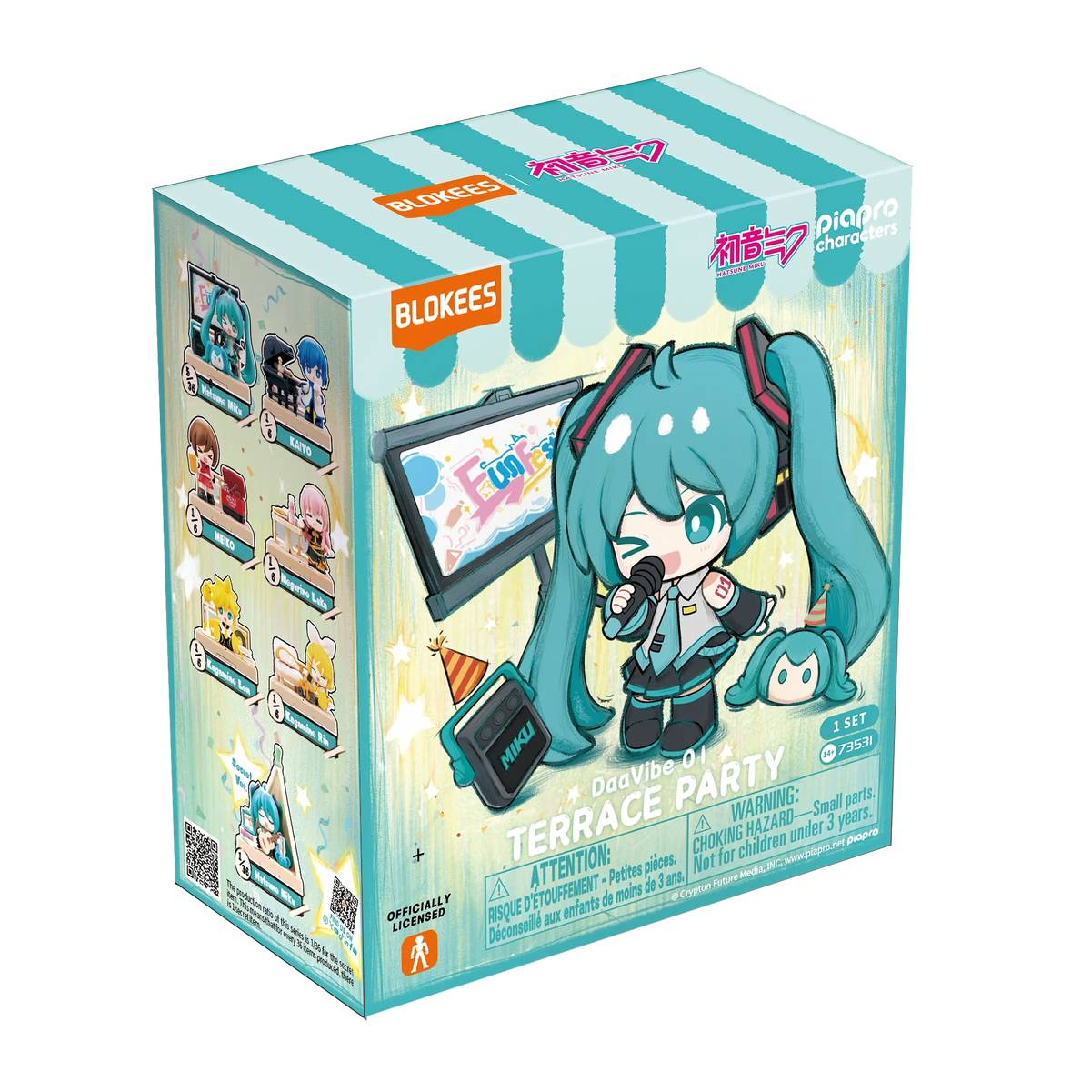 Blokees Hatsune Miku DaaVibe 01 Terrace Party product image 16, provided for visual reference and product detail review