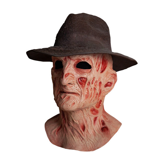 A Nightmare on Elm Street 4: The Dream Master - Deluxe Freddy Krueger Mask with Fedora Hat product image 3, provided for