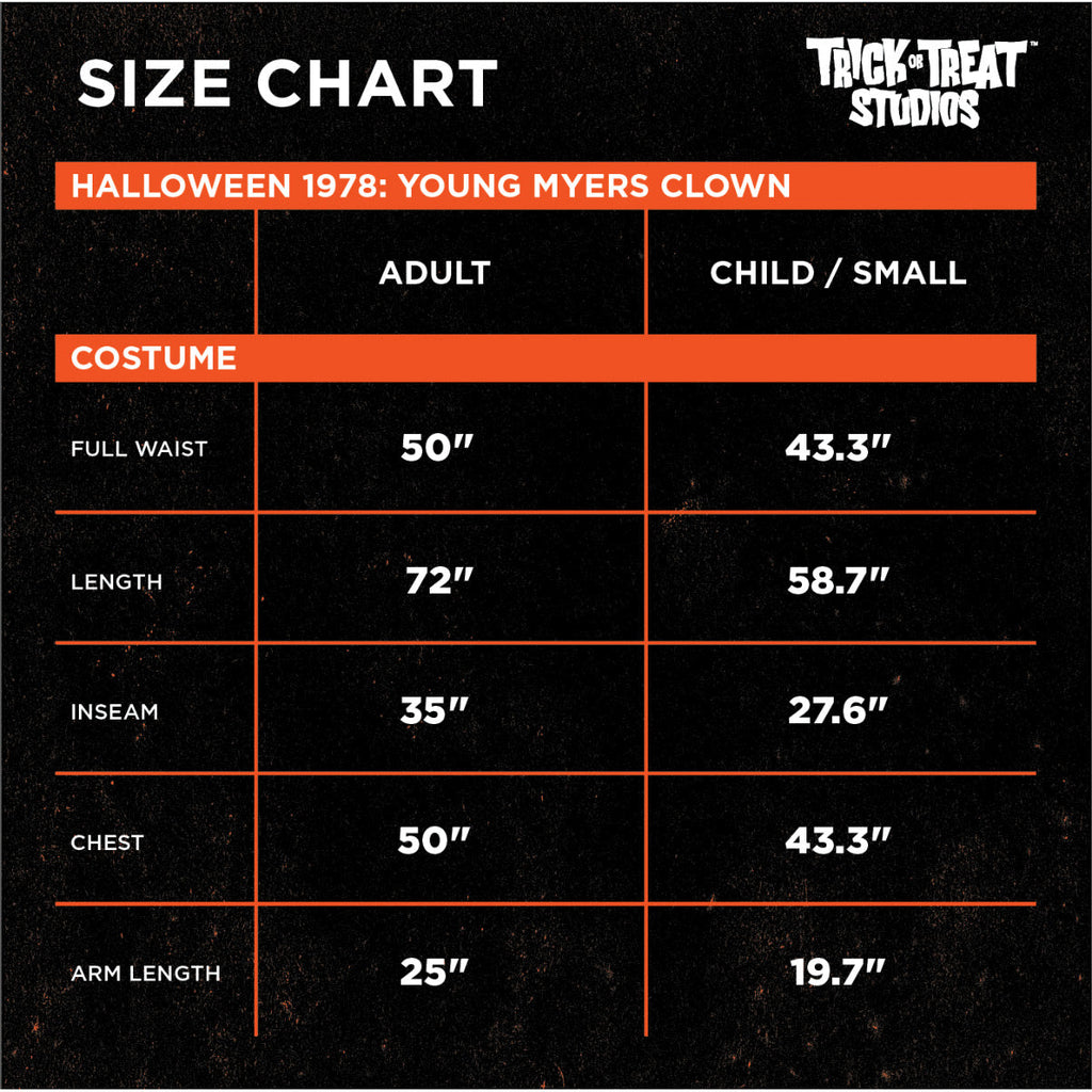 Halloween - Young Michael Myers Clown Costume - Children's product image 3, provided for visual reference and product detail