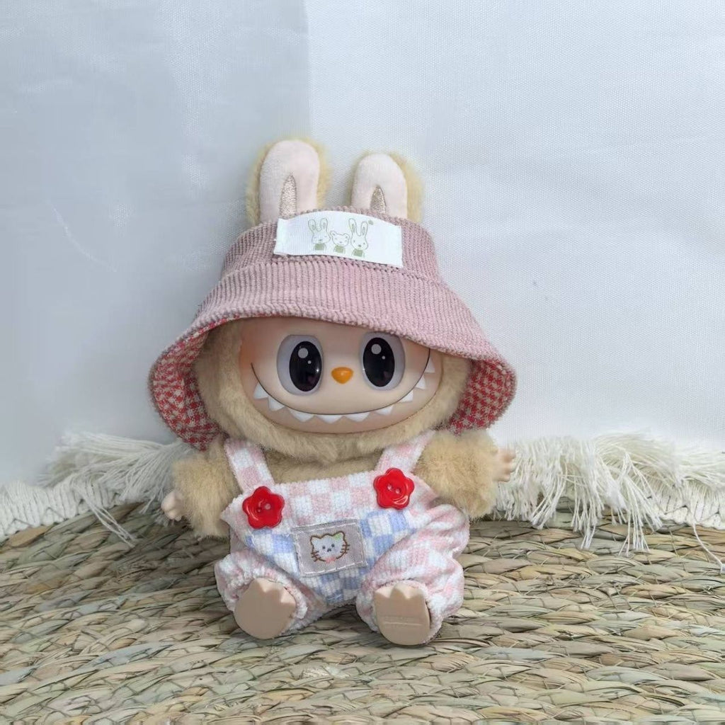 [Baby + Baby Clothes] First and second generation keychain Labubu clothes pendant Labubu baby clothes big brand set