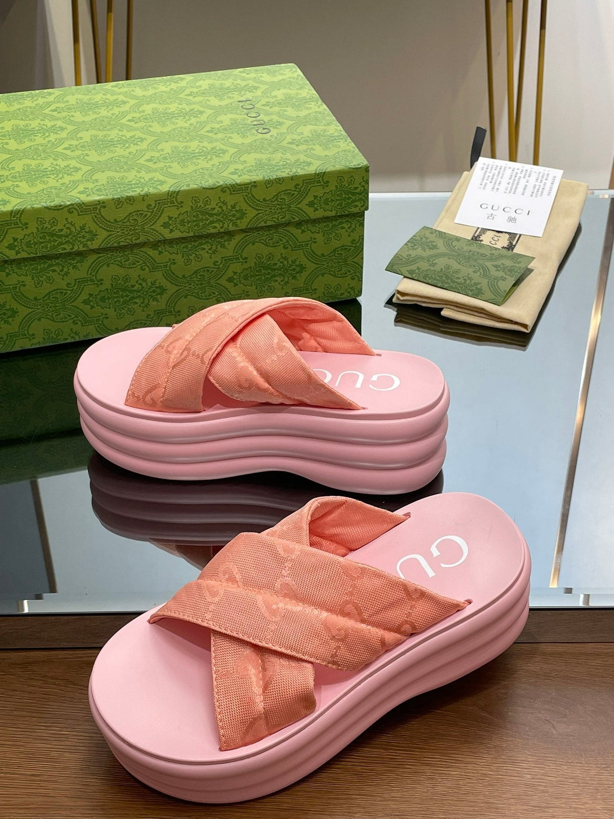 2023 GG Platform Beach Sandals-S55 product image 11, provided for visual reference and product detail review