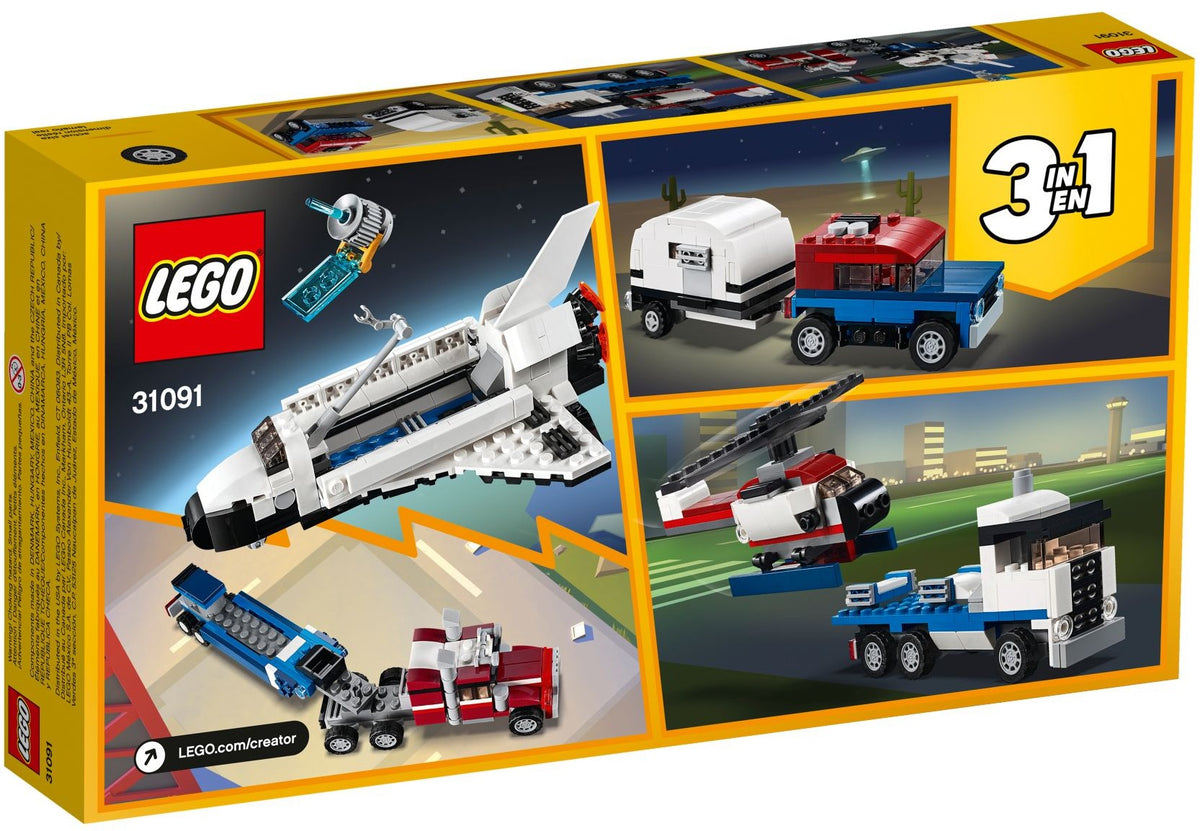 31091 LEGO Shuttle Transporter Pre-Owned Certified product image 2, provided for visual reference and product detail review