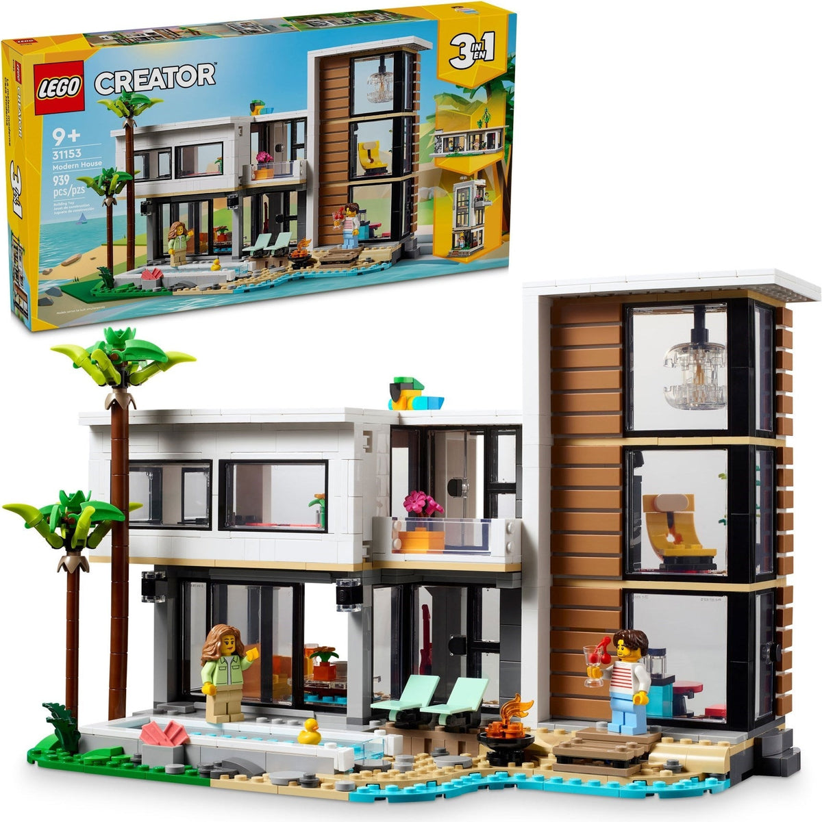 31153 LEGO Modern House product image 1, provided for visual reference and product detail review
