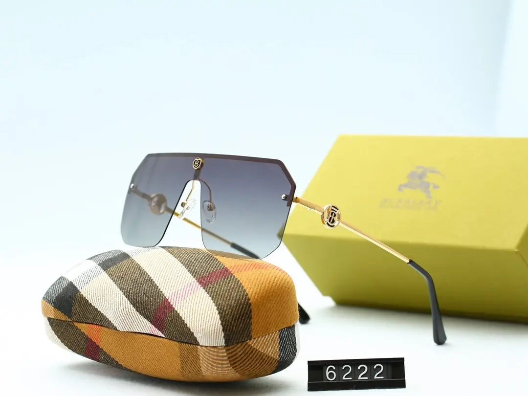 6 COLORS Half Frame THIN METAL FRAME SUNGLASSES product image 7, provided for visual reference and product detail review