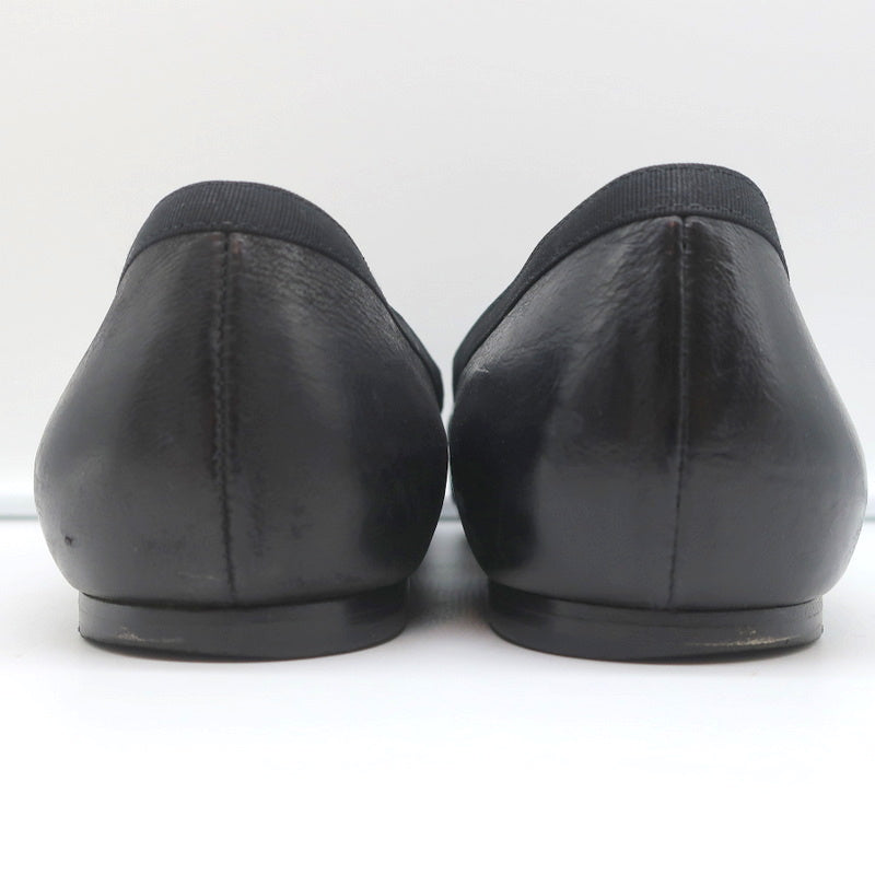 13B Camellia Cap Toe Flats Black Leather Size 37 product image 9, provided for visual reference and product detail review