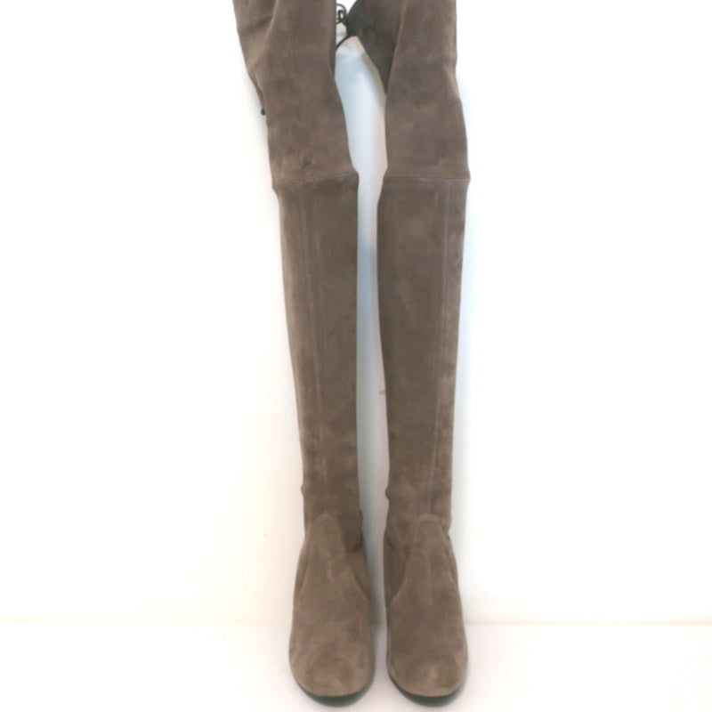 Stuart Weitzman Highland Over the Knee Boots Praline Suede Size 5.5 product image 4, provided for visual reference and