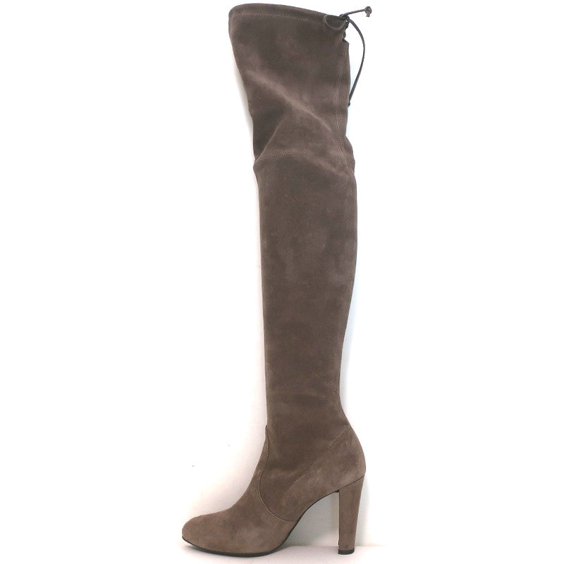 Stuart Weitzman Highland Over the Knee Boots Praline Suede Size 5.5 product image 8, provided for visual reference and