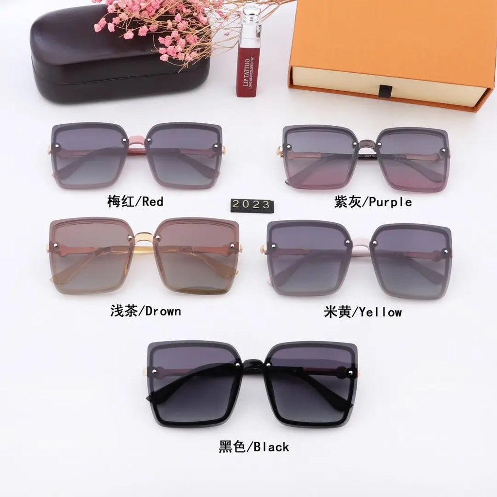 5 Colors Female Polarized Glass Beach Sunglasses product image 2, provided for visual reference and product detail review