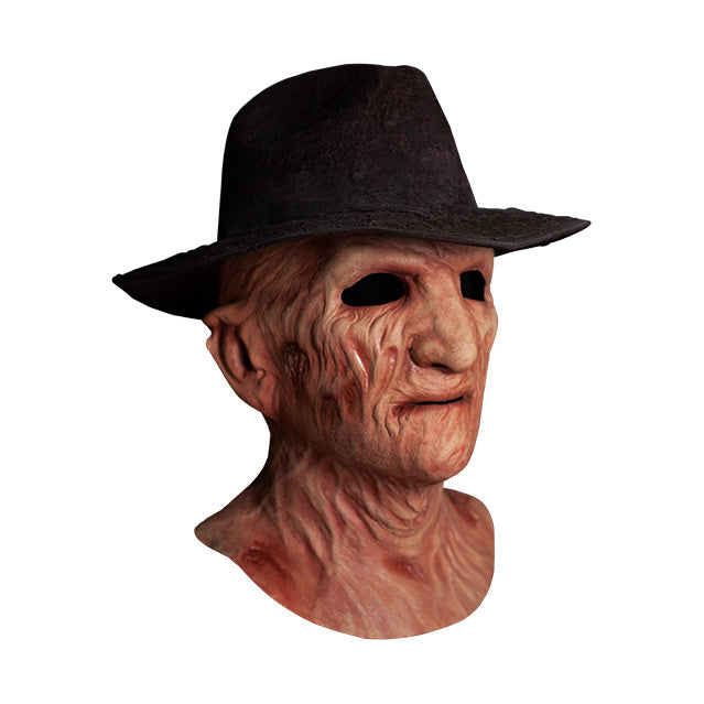 A Nightmare on Elm Street 2: Freddy's Revenge - Deluxe Freddy Krueger Mask with Fedora Hat product image 2, provided for