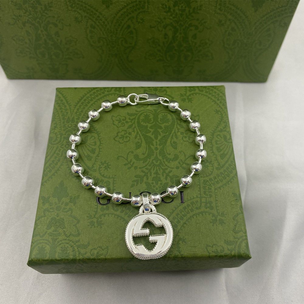 Double G interlocking ball necklace bracelet product image 7, provided for visual reference and product detail review