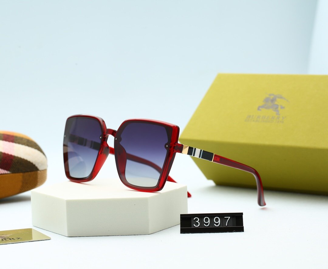 5 Colors Stripe Decoration Square Polarized Sunglasses product image 5, provided for visual reference and product detail