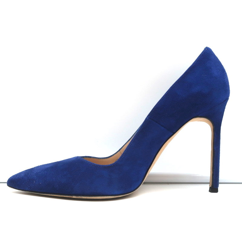 Manolo Blahnik BB 105 Pumps Blue Suede Size 36 Pointed Toe Heels product image 6, provided for visual reference and product