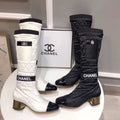 New Fashion Color matching diamond grid Long boots product image 1, provided for visual reference and product detail review
