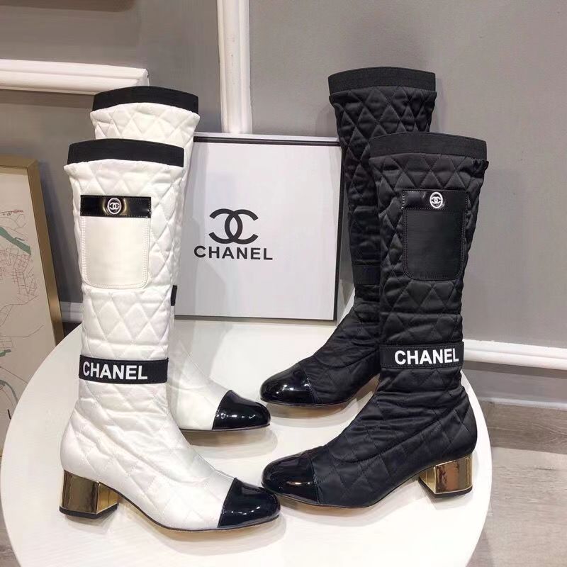 New Fashion Color matching diamond grid Long boots product image 1, provided for visual reference and product detail review