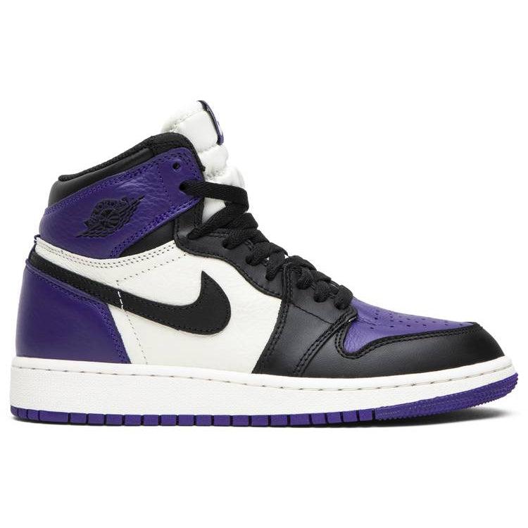Nike Air Jordan 1 Retro High OG GS 'Court Purple' product image 1, provided for visual reference and product detail review