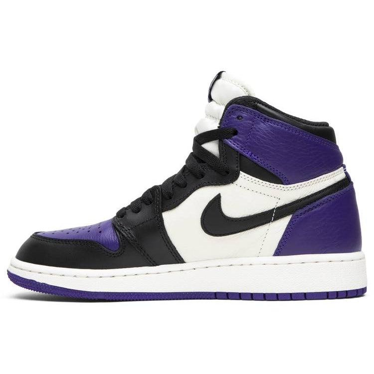 Nike Air Jordan 1 Retro High OG GS 'Court Purple' product image 2, provided for visual reference and product detail review