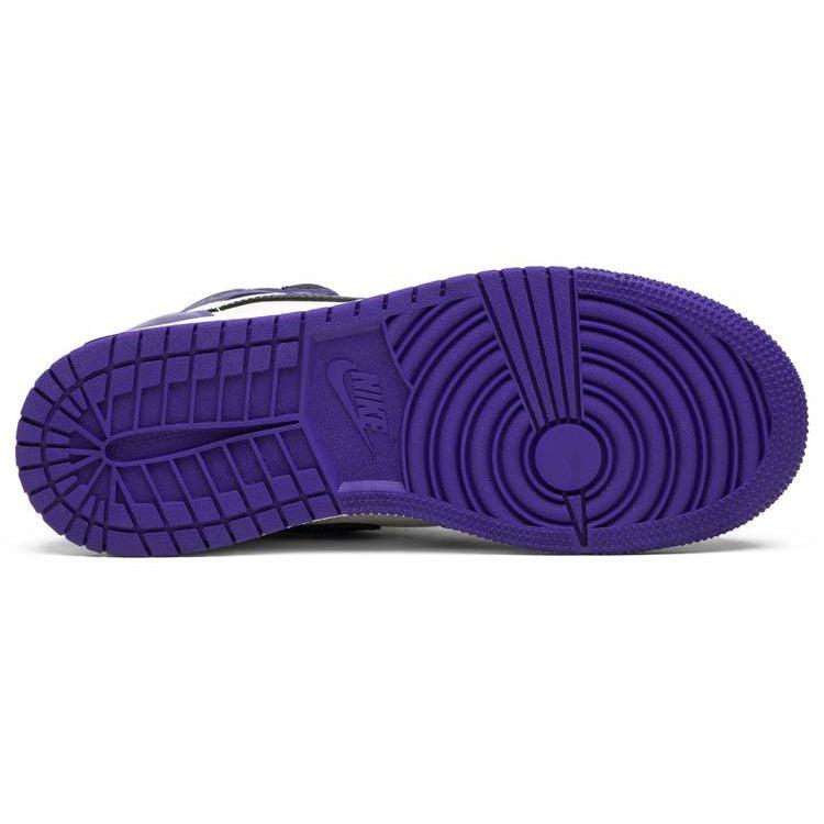 Nike Air Jordan 1 Retro High OG GS 'Court Purple' product image 3, provided for visual reference and product detail review