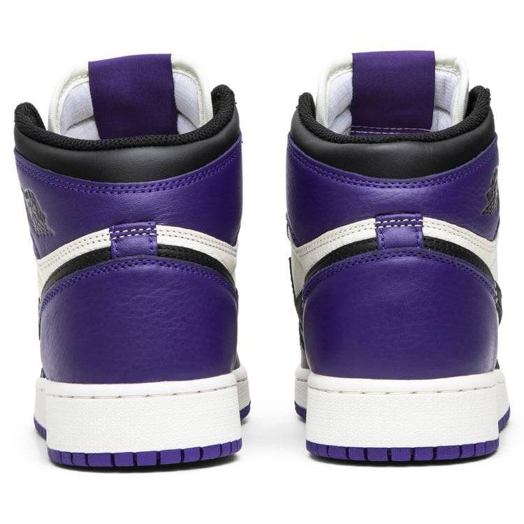 Nike Air Jordan 1 Retro High OG GS 'Court Purple' product image 4, provided for visual reference and product detail review